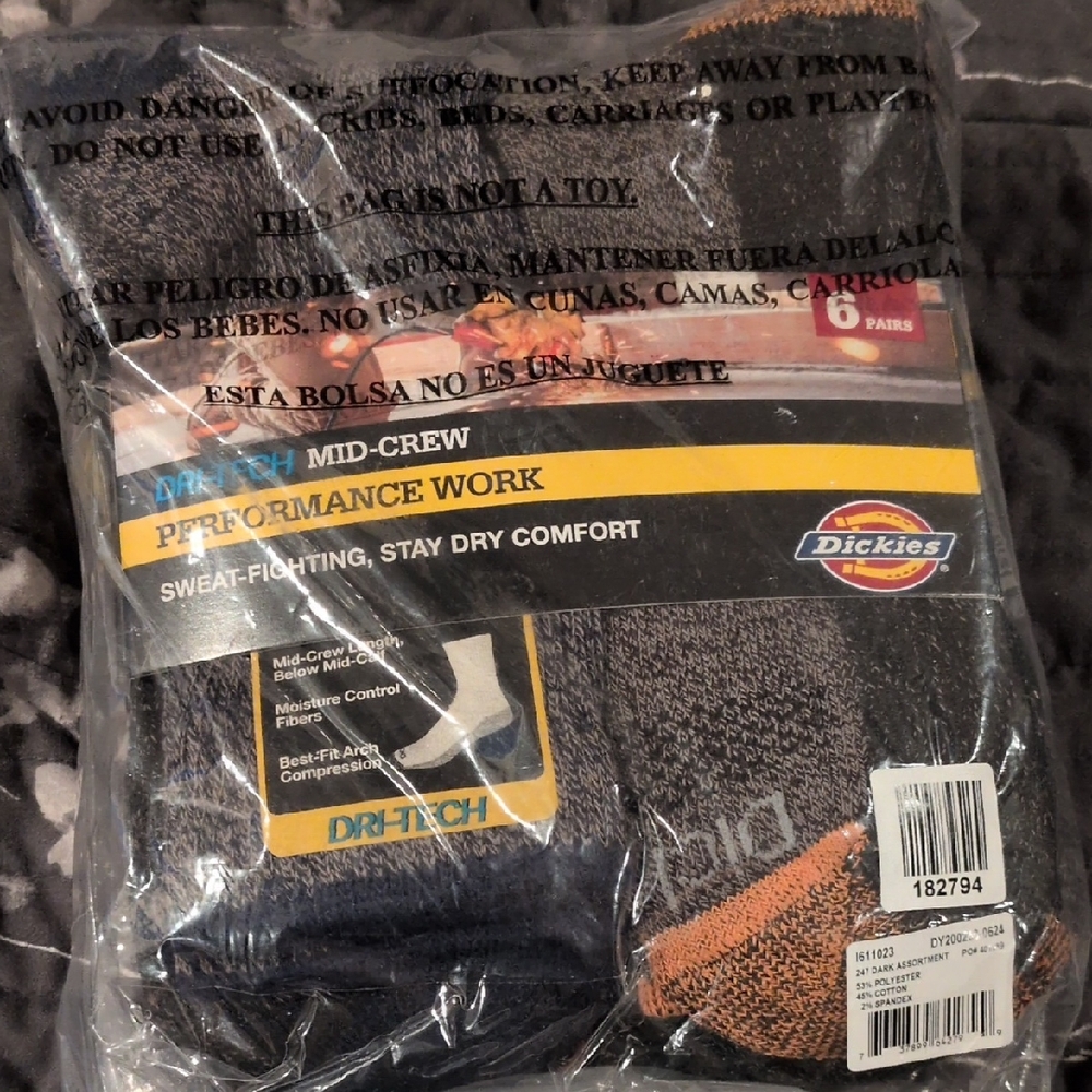 Dickies Mid-crew Socks Assorted Colors